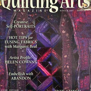 Quilting Arts Magazine Winter 2005 Creative Self-Portrait Quilts Knit Stitch And